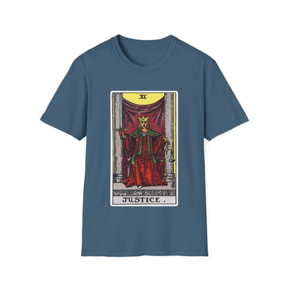 Camiseta de la Carta del Tarot de la Justicia