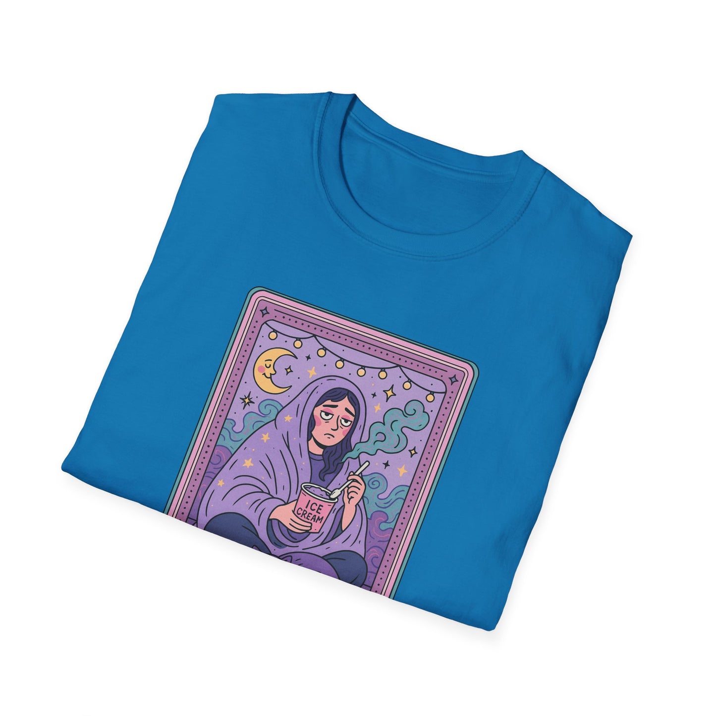 "The Hermit" Cartoon Tarot Card T-Shirt