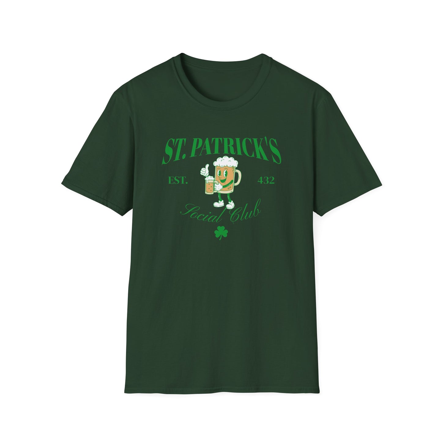 Camiseta gráfica de jarra de cerveza de San Patricio