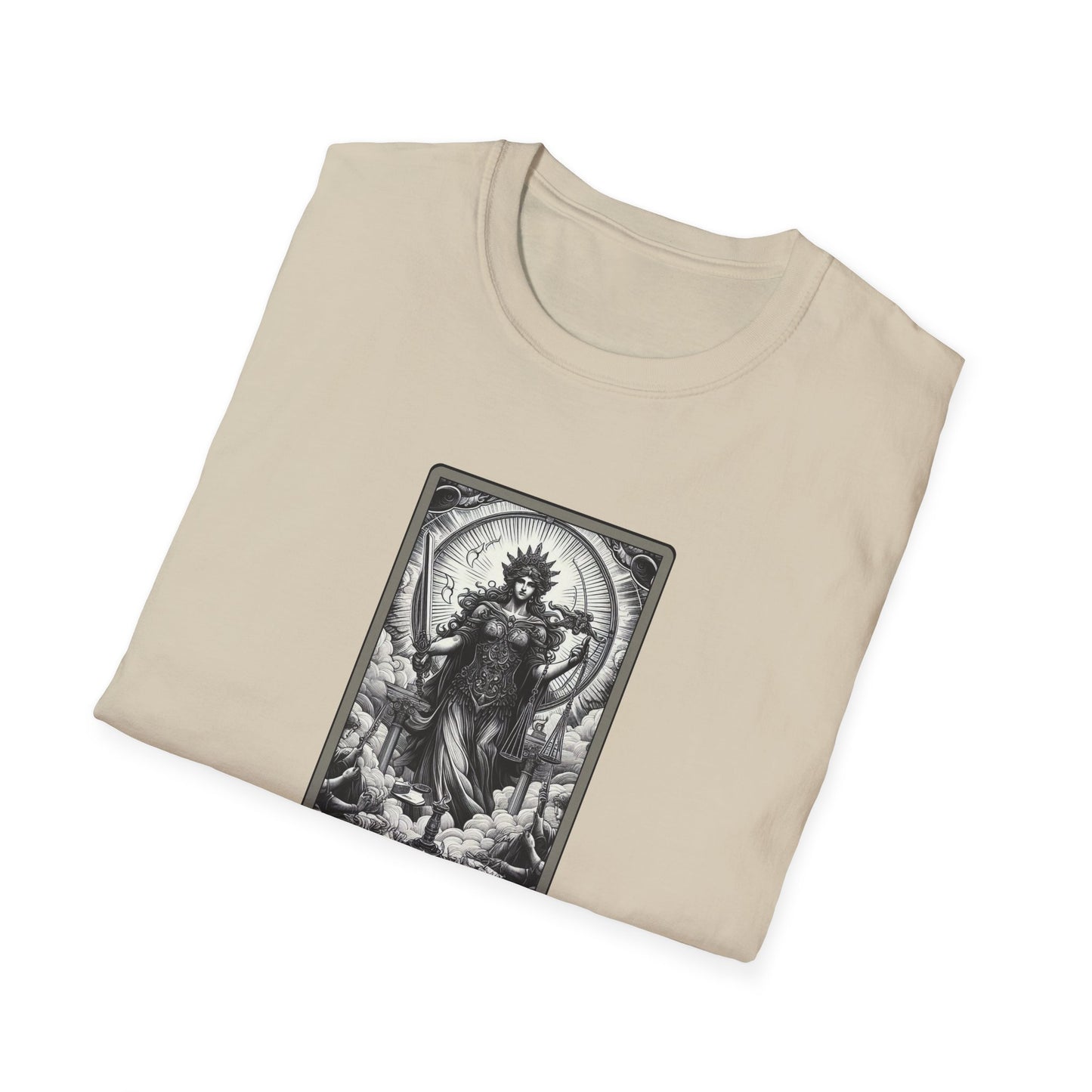"Justice" Tarot Card Graphic T-Shirt
