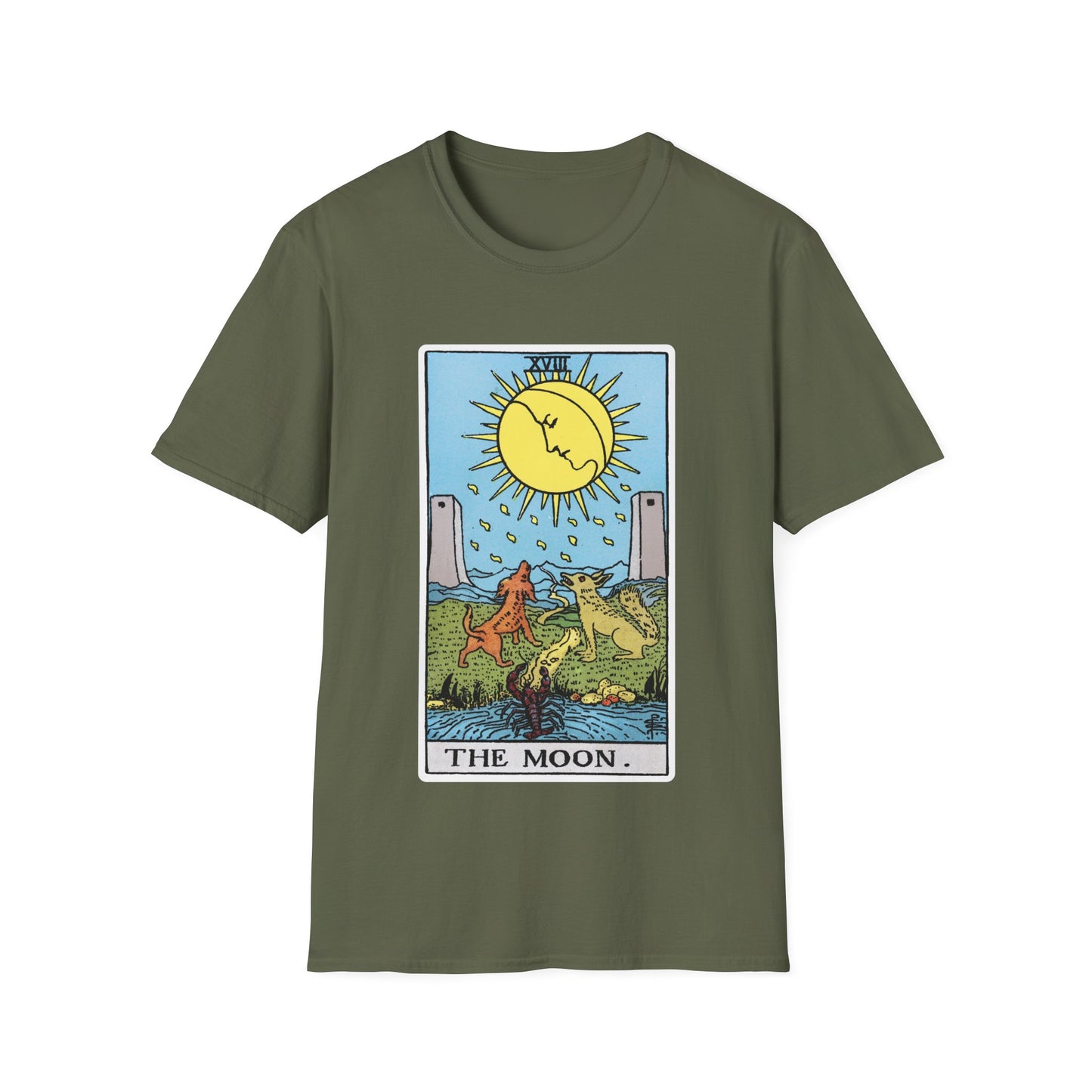 Camiseta de la Carta del Tarot La Luna