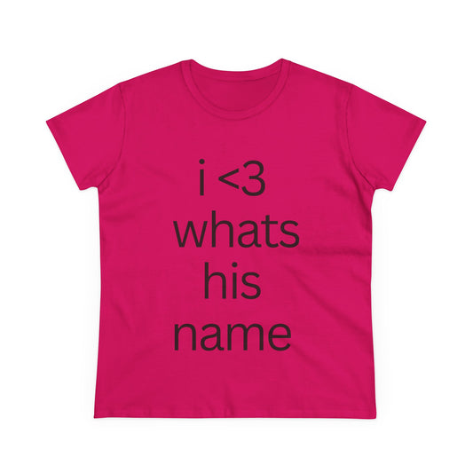 "I <3 What's His Name" Graphic Shirt