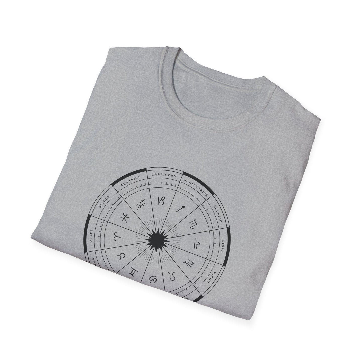 Minimalist Zodiac Wheel T-Shirt