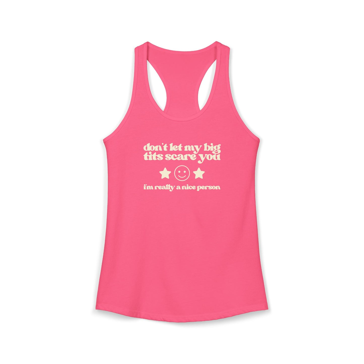 Dont Let My Big Boobs Scare You Y2K Tank