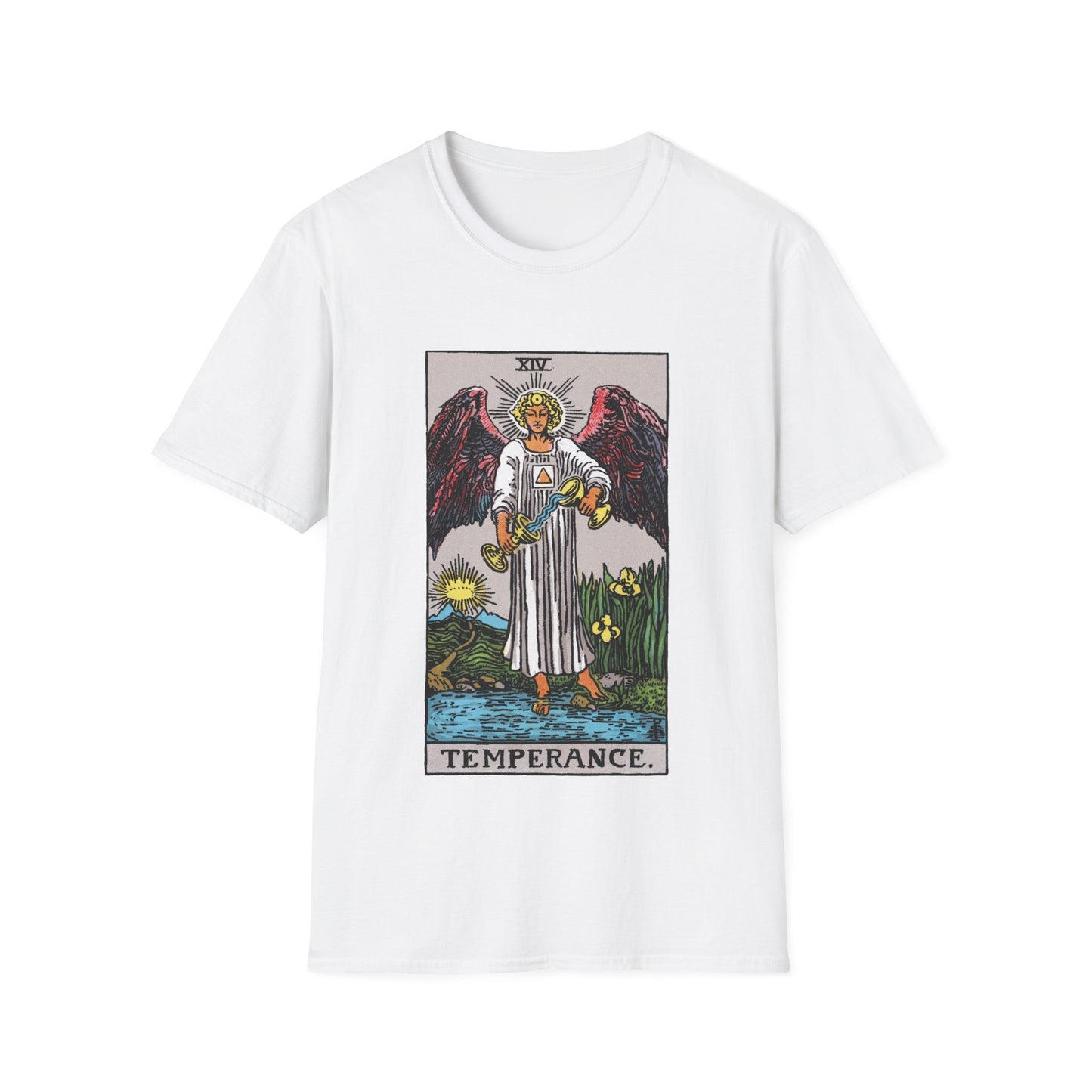 Mäßigkeit Tarotkarten T-Shirt