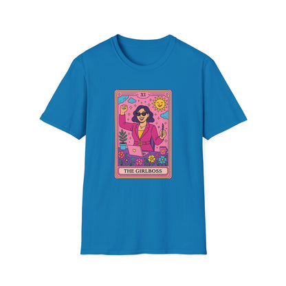 "The Girlboss" Cartoon Tarot Card T-Shirt