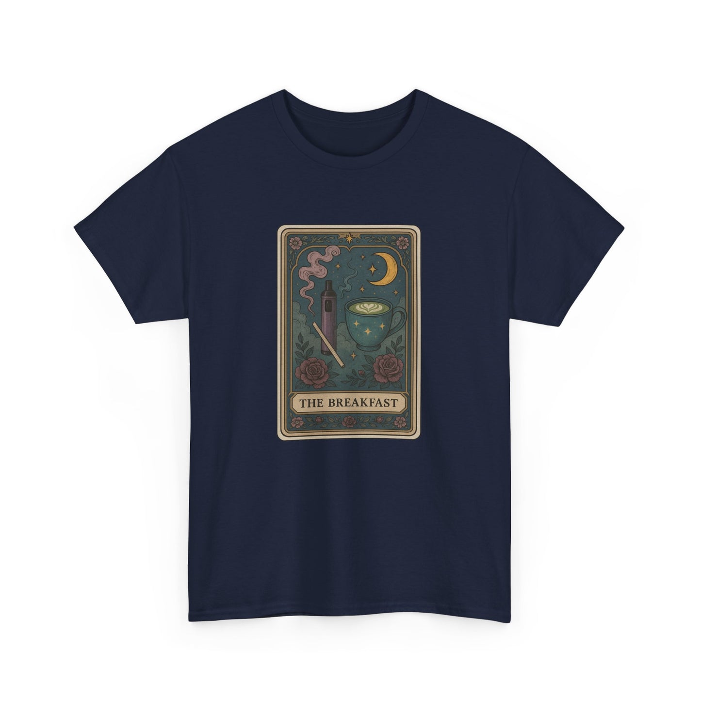 Mock Tarot Card "The Breakfast" Vape and Matcha Unisex T-Shirt