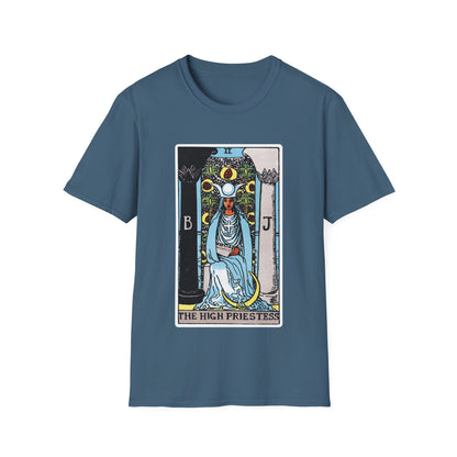 Camiseta de la Carta del Tarot La Suma Sacerdotisa