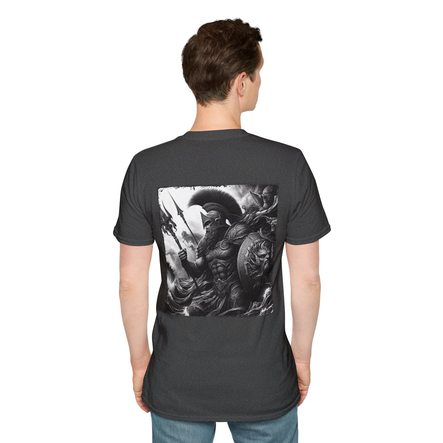 Greek Aries Warrior Graphic T-Shirt