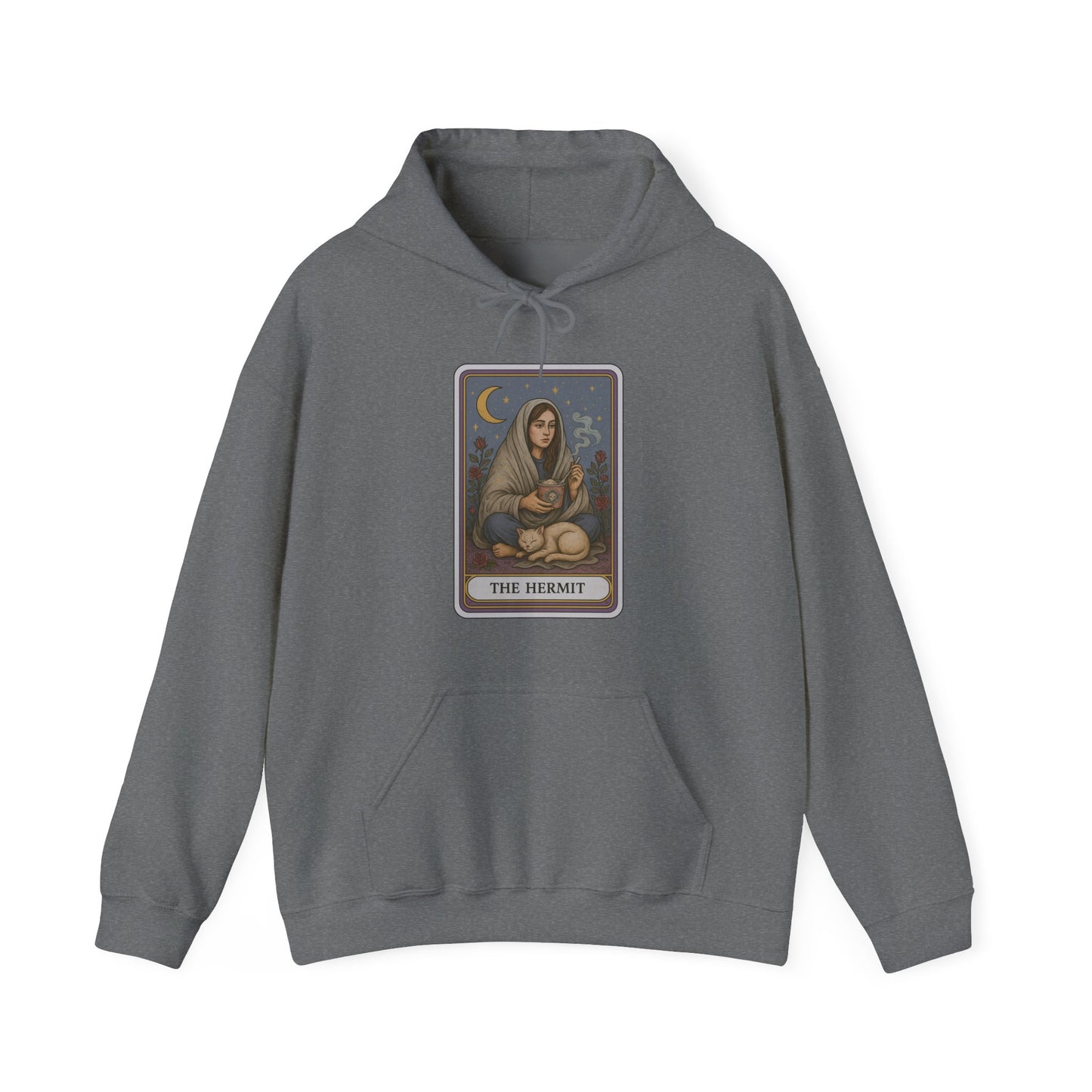Mock Tarot Card "The Hermit" Hoodie