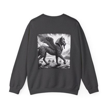 Egyptian Sphinx Graphic Sweatshirt