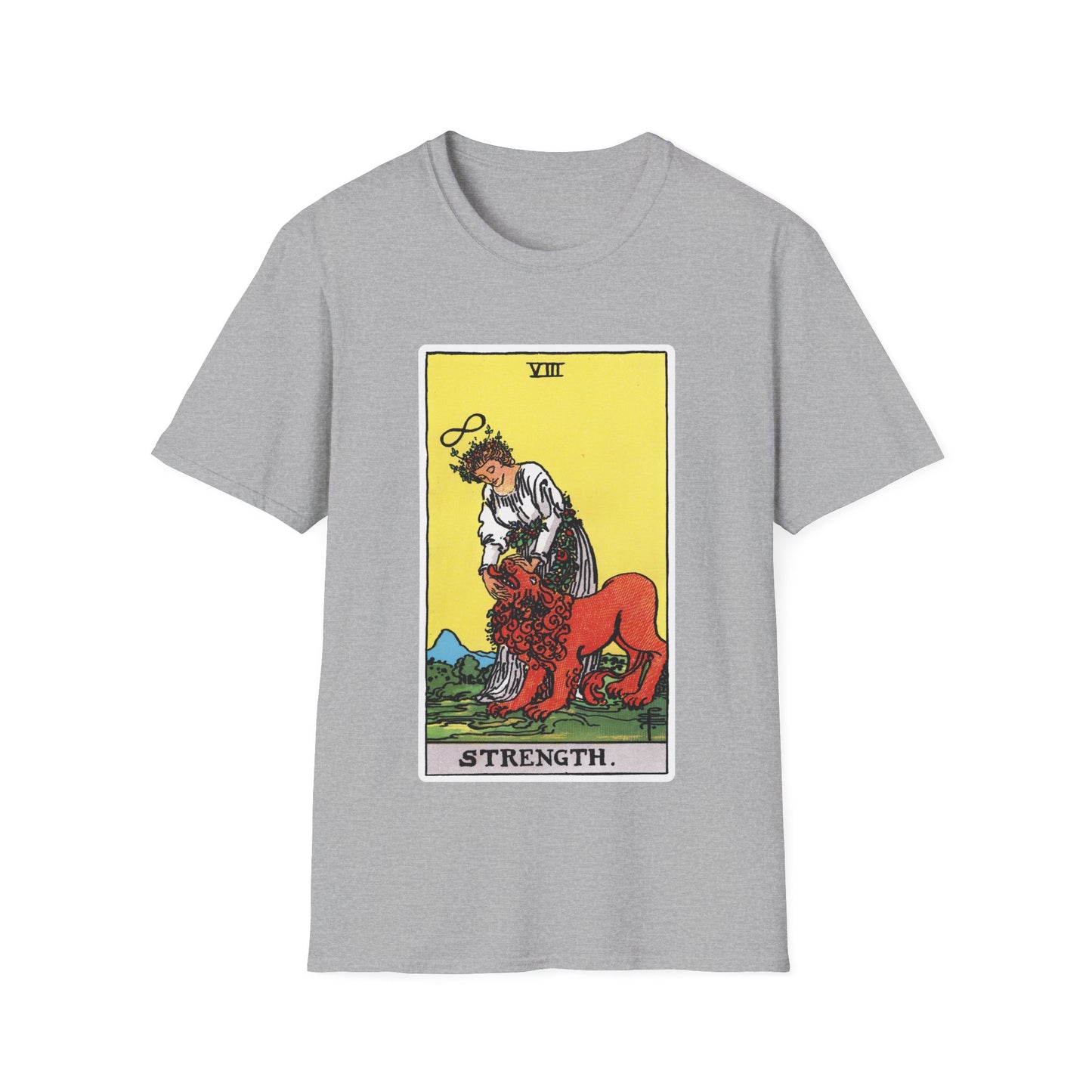 Stärke Tarotkarten-T-Shirt
