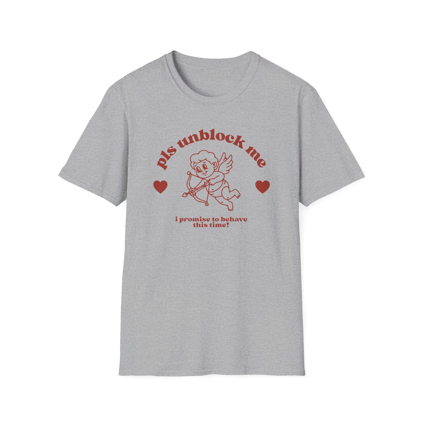 pls unblock me Cupid graphic T-Shirt