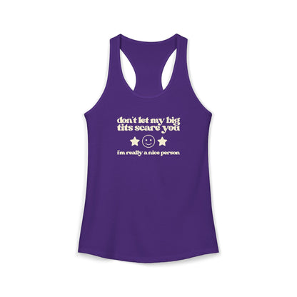 Dont Let My Big Boobs Scare You Y2K Tank