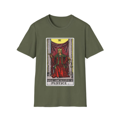 Camiseta de la Carta del Tarot de la Justicia