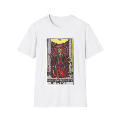 Camiseta de la Carta del Tarot de la Justicia
