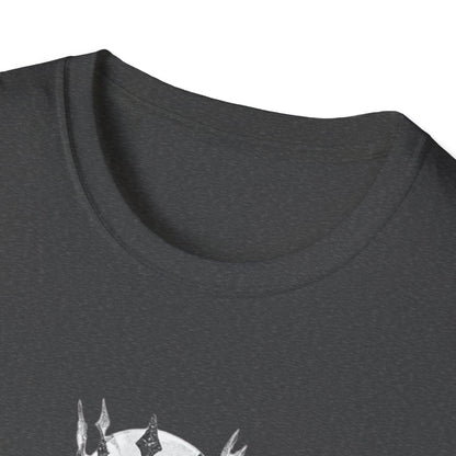 Gothic Chrome King Illustration T-Shirt