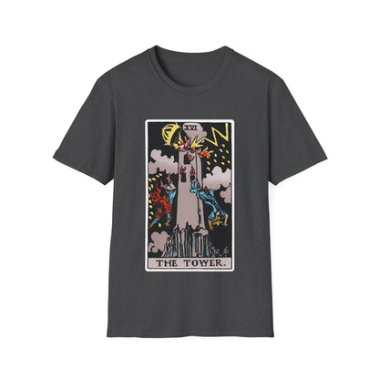 Camiseta de la Carta del Tarot La Torre