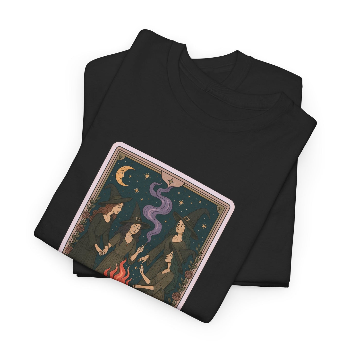 Mock Tarot Card "The Girls Night" Witch T-Shirt