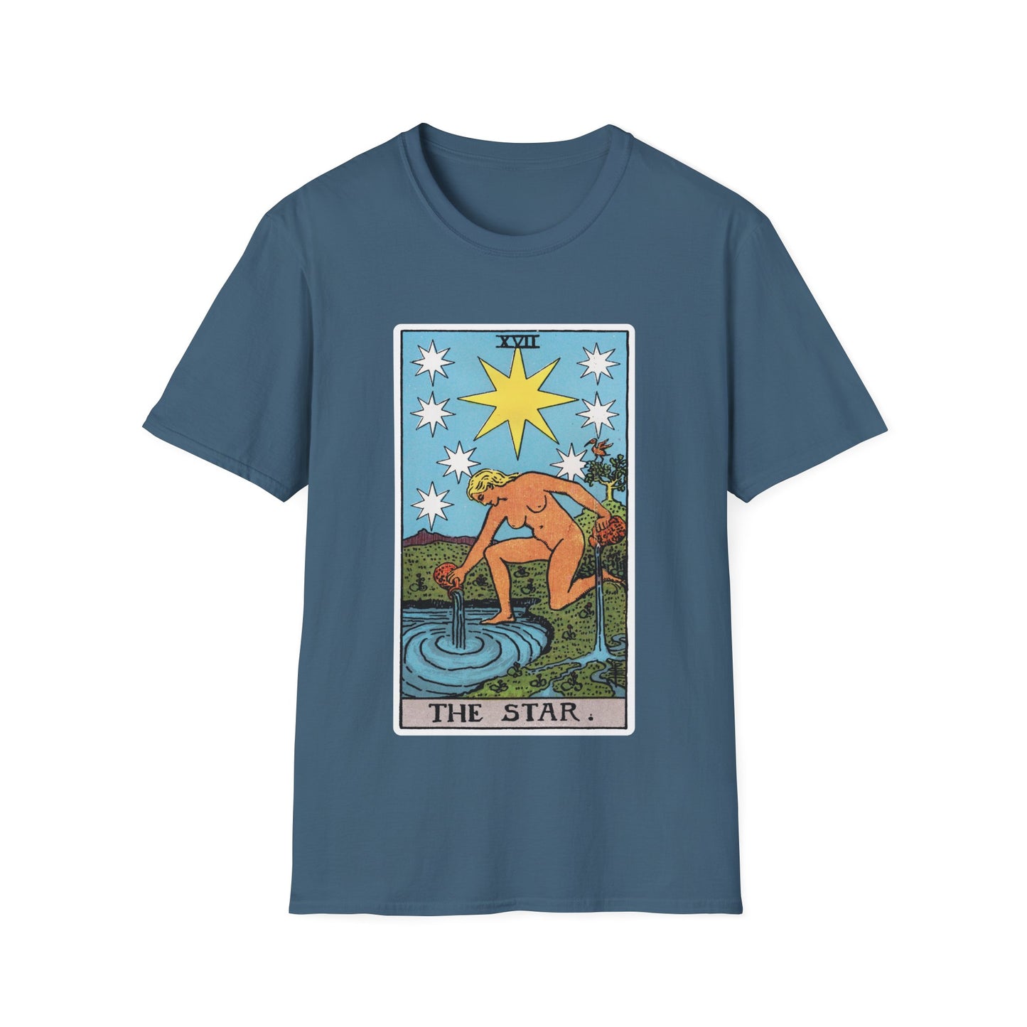Stern-Tarotkarten-T-Shirt