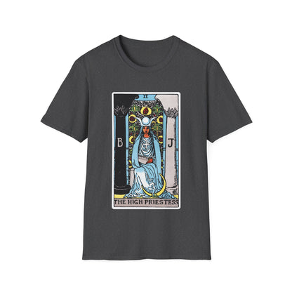 Camiseta de la Carta del Tarot La Suma Sacerdotisa