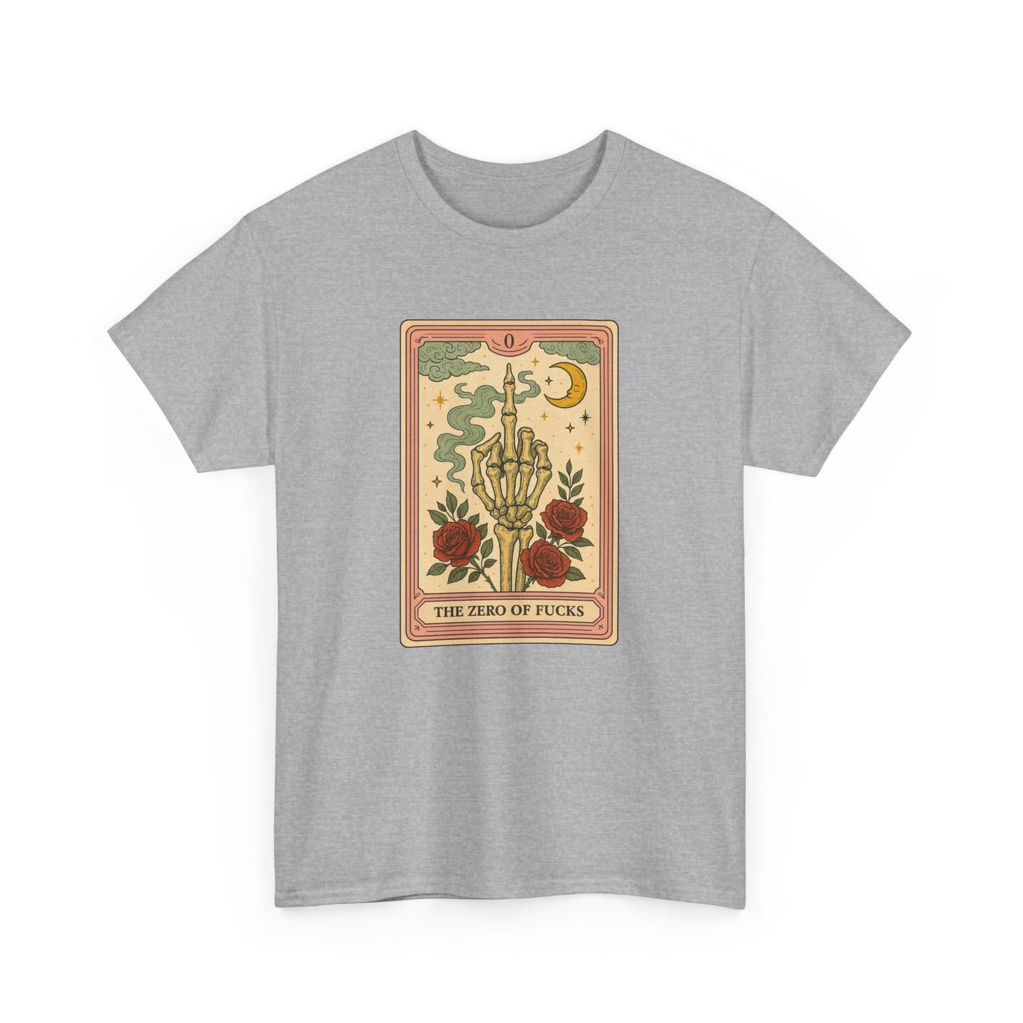 Mock Tarot Card "The Zero of Fucks" Unisex T-Shirt
