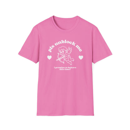pls unblock me Cupid graphic T-Shirt