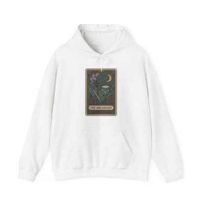 Mock Tarot Card "The Breakfast" Vape and Matcha Unisex Hoodie