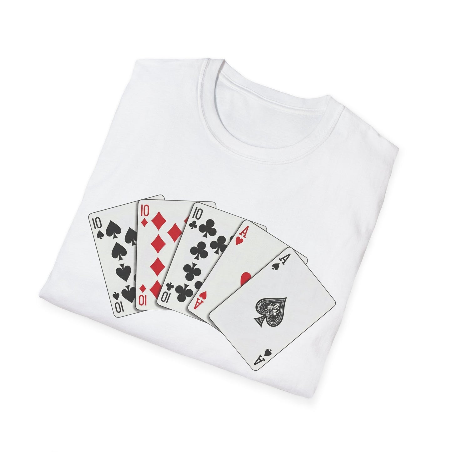Full House Poker Cards T‑Shirt