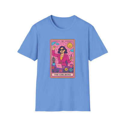 "The Girlboss" Cartoon Tarot Card T-Shirt