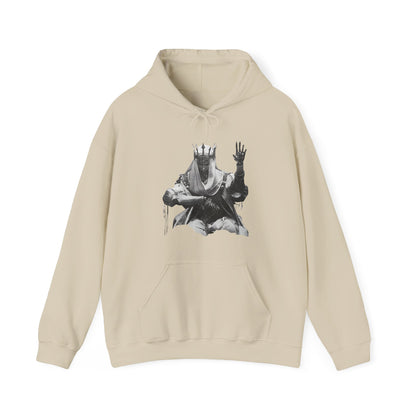 Gothic Chrome King Illustration Hoodie