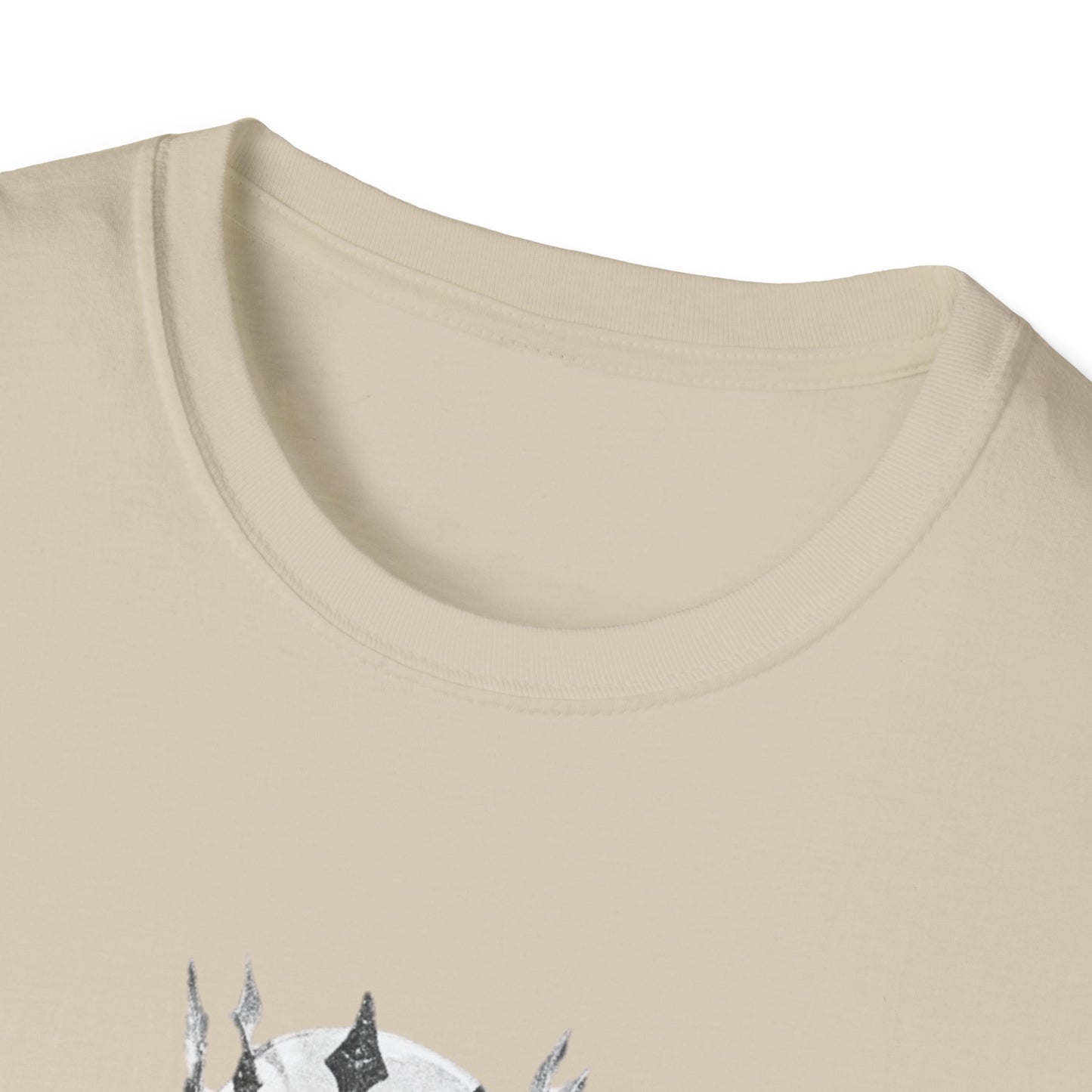Gothic Chrome King Illustration T-Shirt