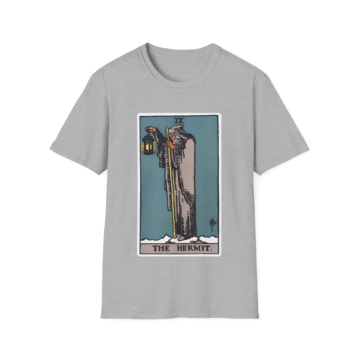 Camiseta con la carta del Tarot El Ermitaño