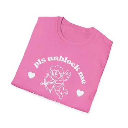 pls unblock me Cupid graphic T-Shirt
