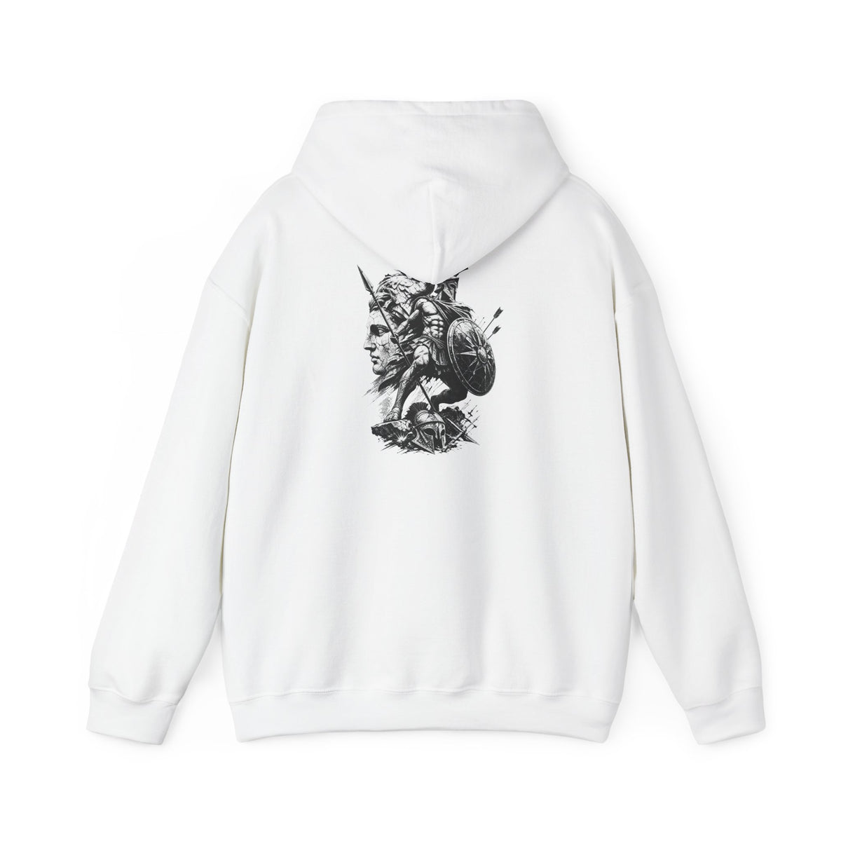 Achilles Illustrated Hoodie (Back)