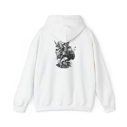 Achilles Illustrated Hoodie (Back)