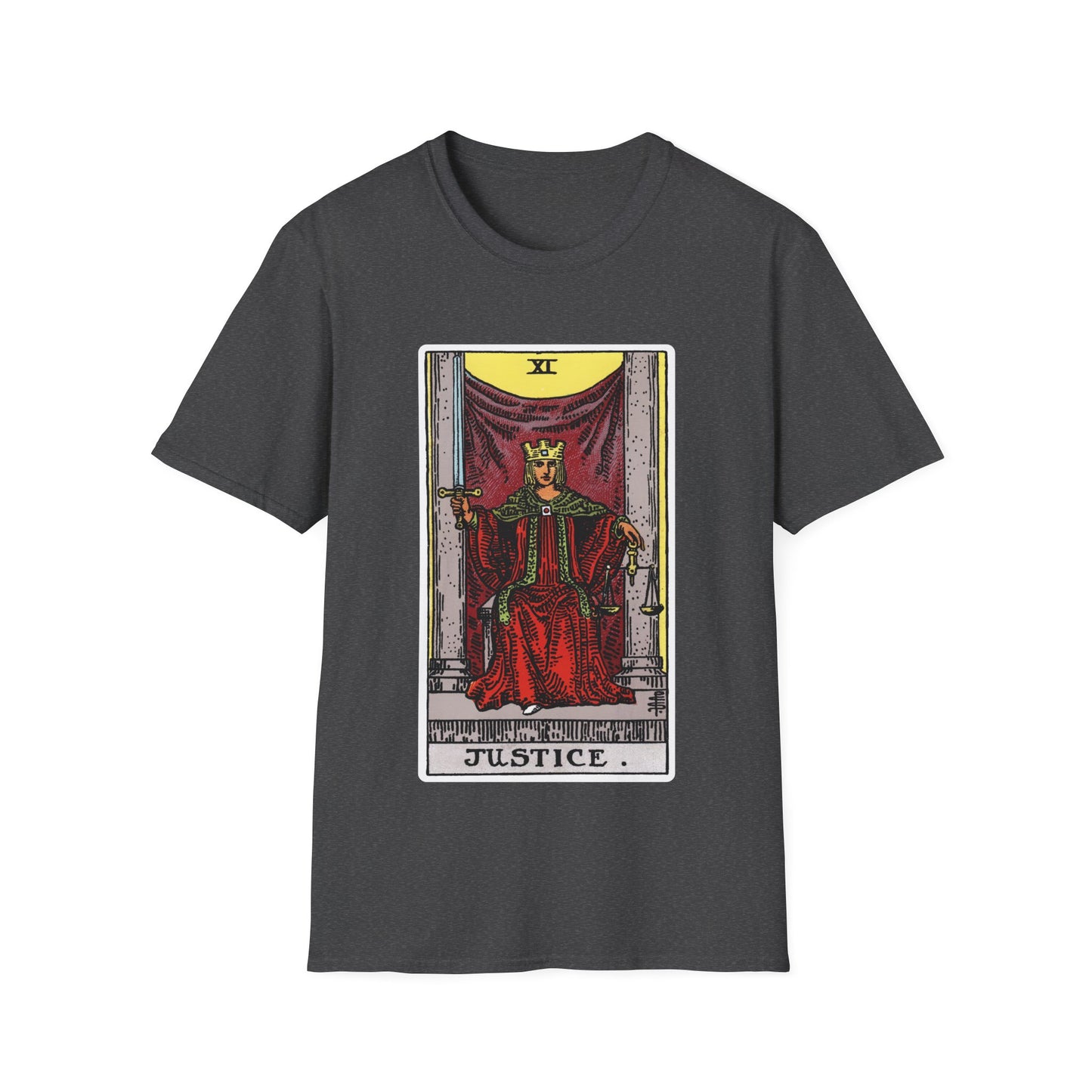 Camiseta de la Carta del Tarot de la Justicia