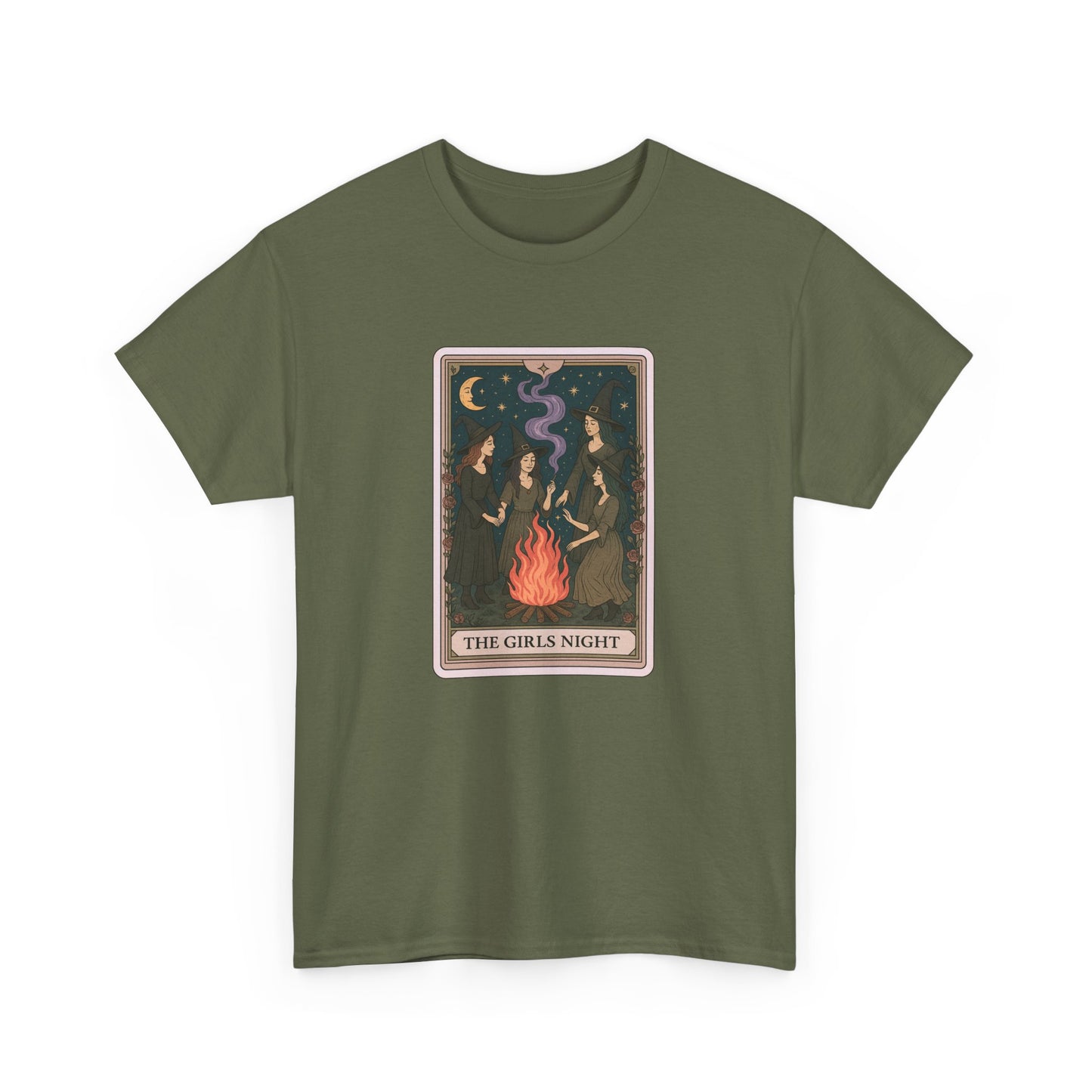 Mock Tarot Card "The Girls Night" Witch T-Shirt