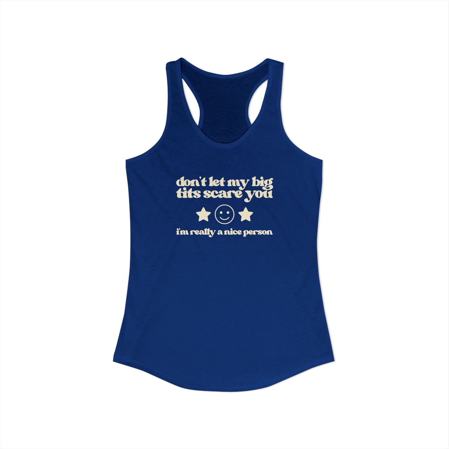 Dont Let My Big Boobs Scare You Y2K Tank