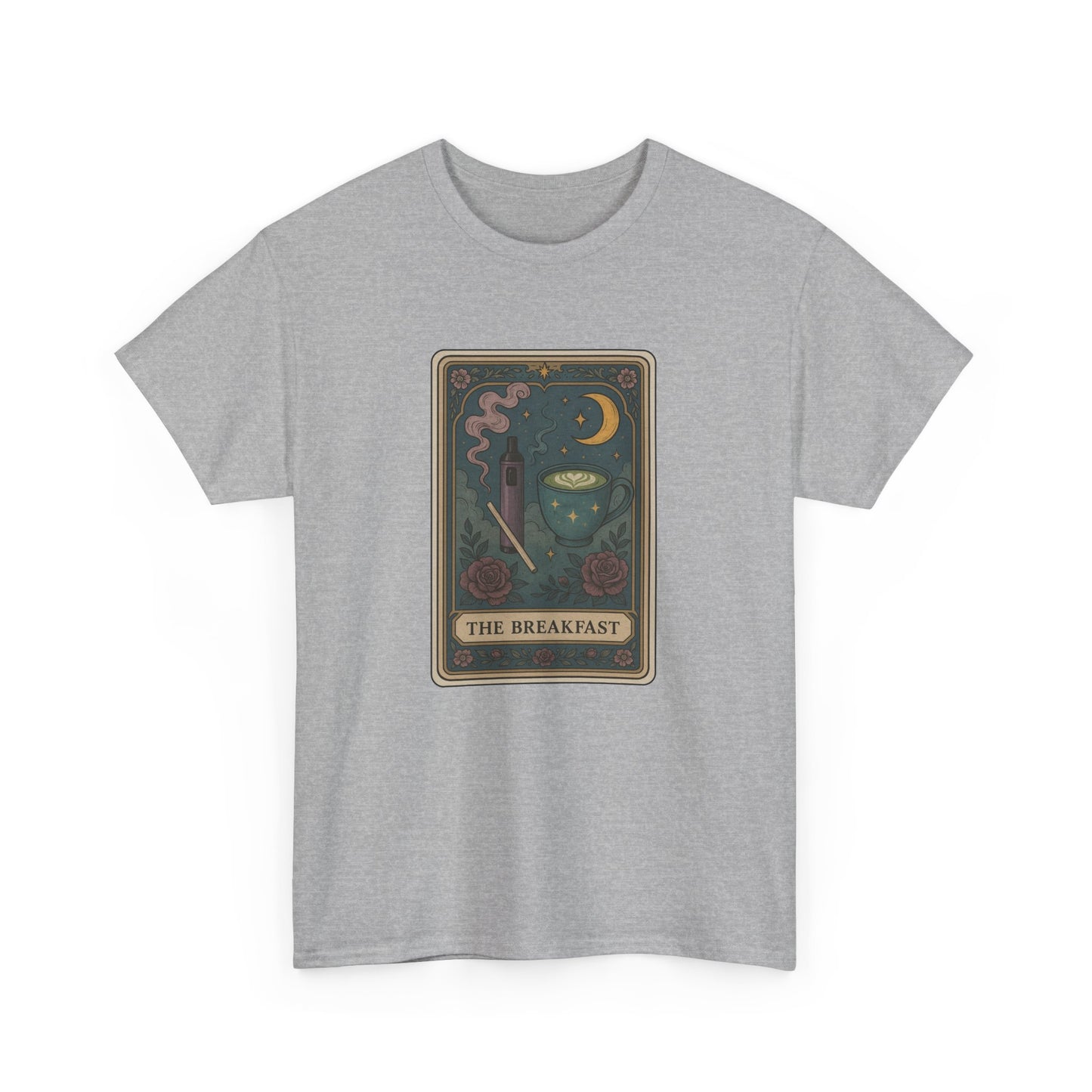 Mock Tarot Card "The Breakfast" Vape and Matcha Unisex T-Shirt