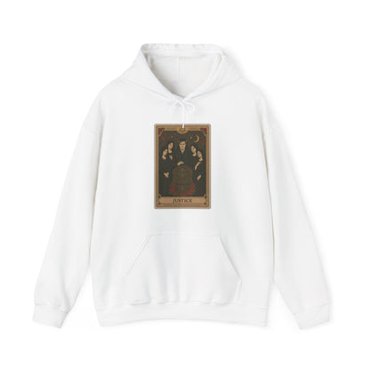 Mock Tarot Card "Justice" Hoodie