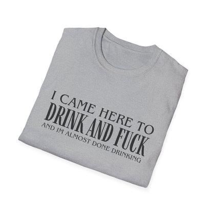 I Came Here to Drink and Fuck T-Shirt