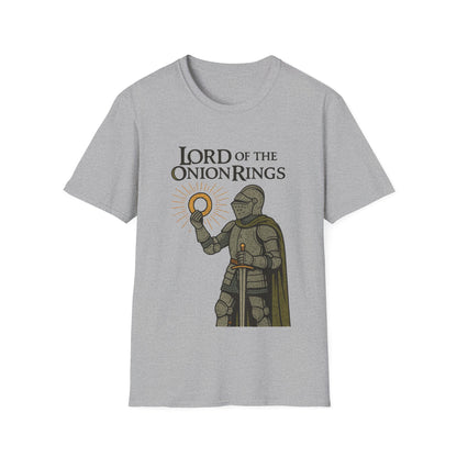 Lord of the Onion Rings Medieval Parody T-Shirt