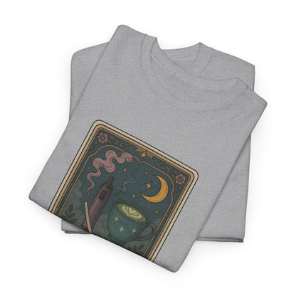 Mock Tarot Card "The Breakfast" Vape and Matcha Unisex T-Shirt