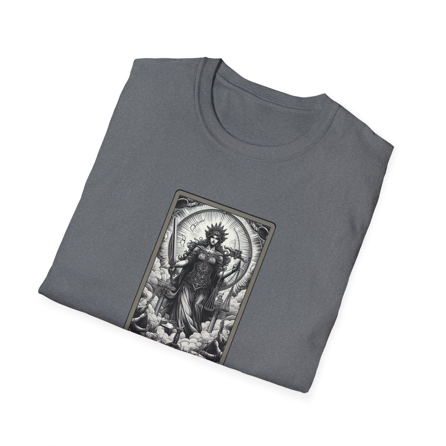 "Justice" Tarot Card Graphic T-Shirt