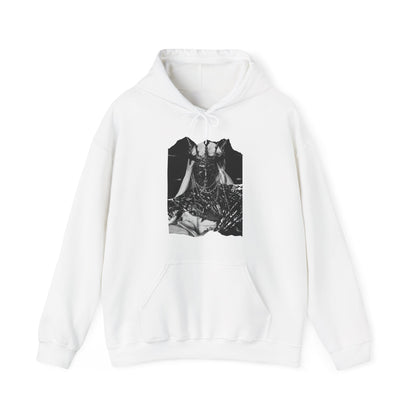 Horned Demon Illustration Hoodie