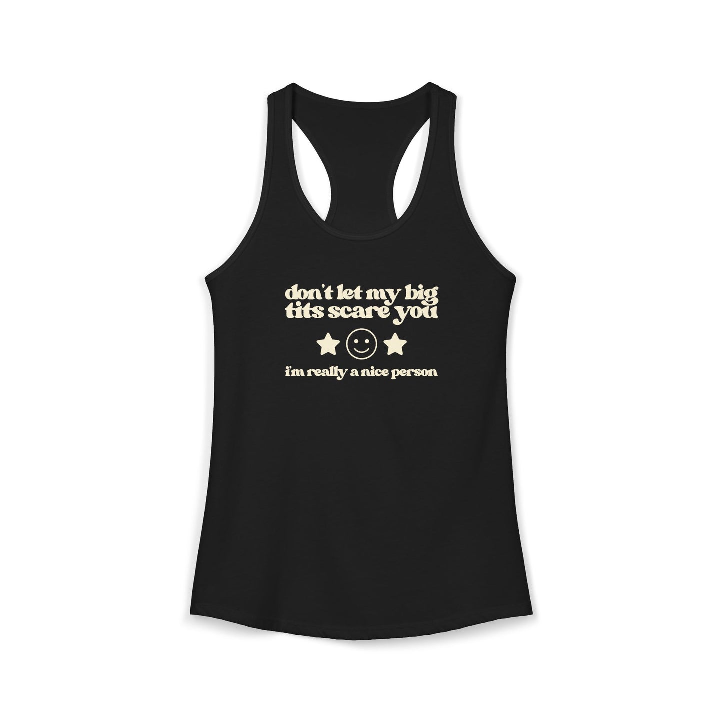Dont Let My Big Boobs Scare You Y2K Tank