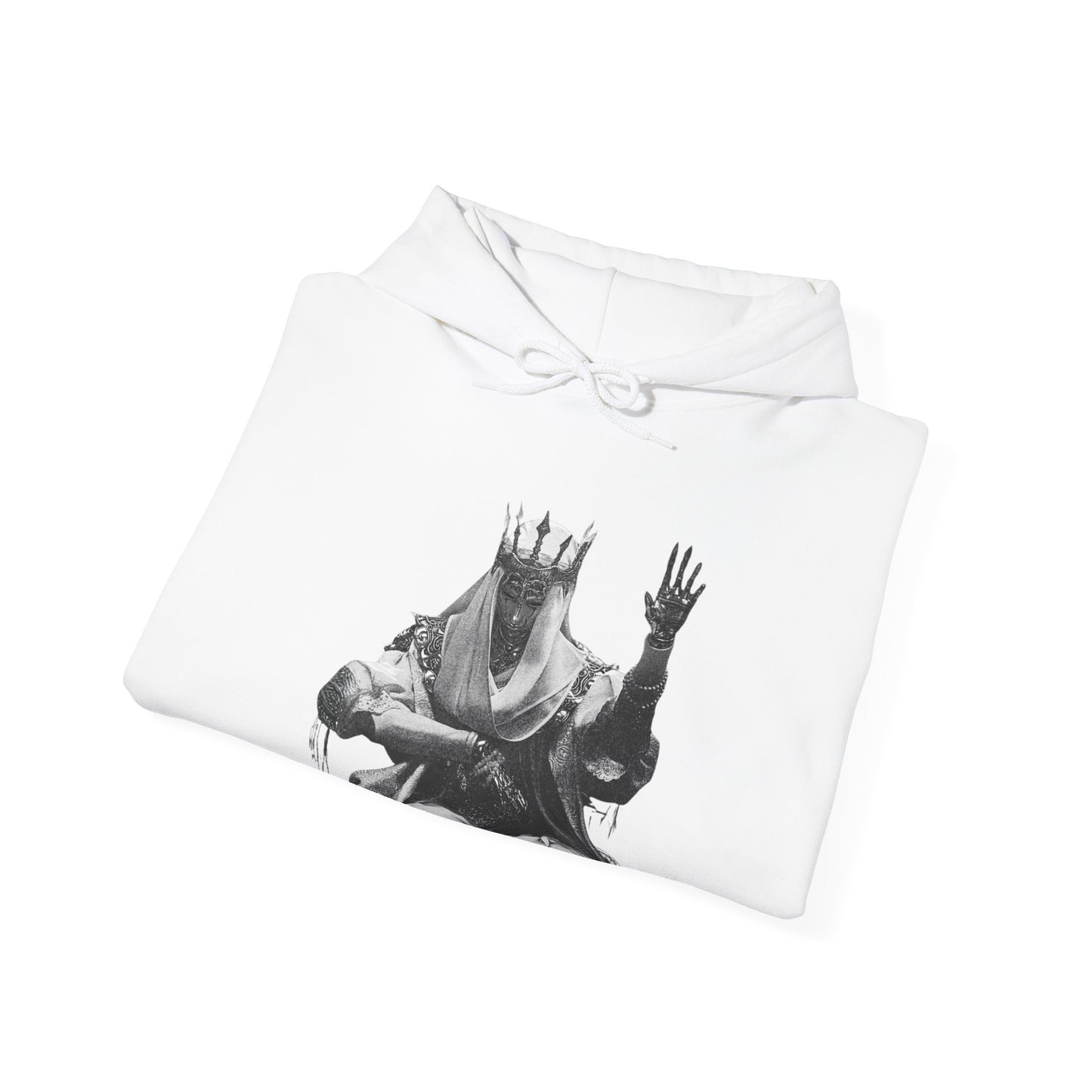 Gothic Chrome King Illustration Hoodie
