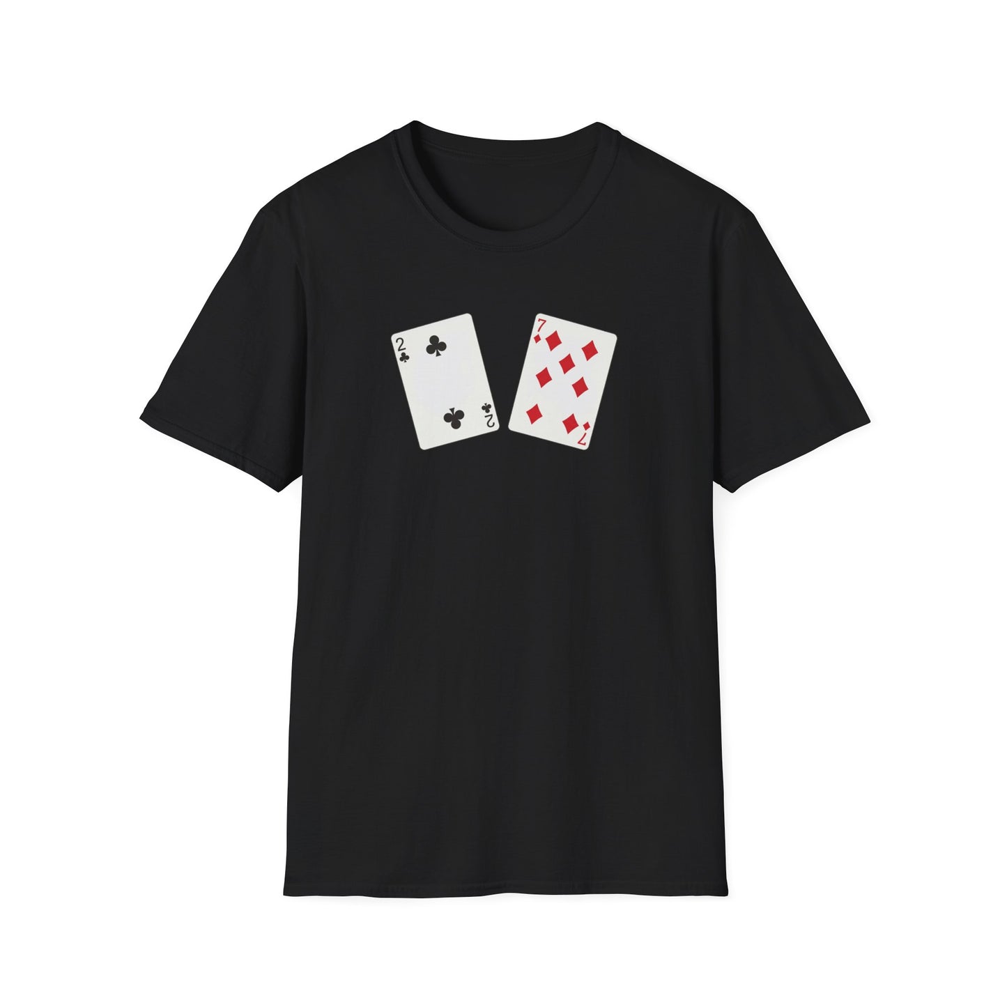 Two and Seven Off Suit Poker T-Shirt