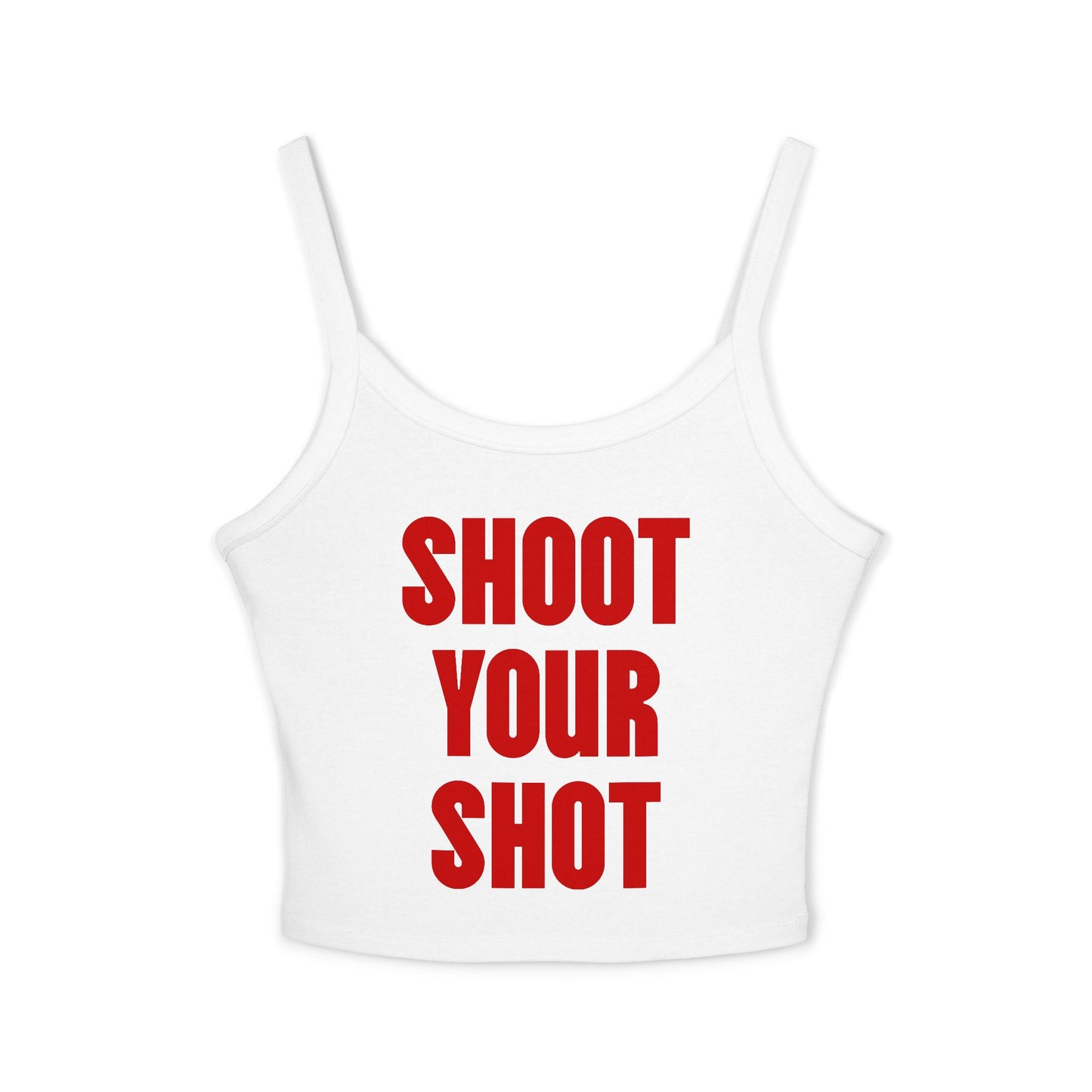 “Shoot Your Shot” Spaghetti Strap Vest Top